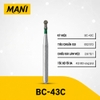 Mũi khoan kim cương Mani BC xanh lá Nhật Bản – Vỉ 5 Mũi