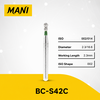 Mũi khoan kim cương Mani BC xanh lá Nhật Bản – Vỉ 5 Mũi