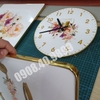 Set tranh + đồng hồ trang trí phòng khám Nha khoa