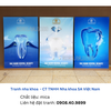 Tranh nha khoa 3D thiết kế hiện đại mới - MS02