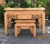 Mẫu Bàn Thờ Gỗ Gõ Đỏ BT2676 chuẩn phong thủy