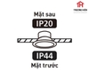 Đèn âm trần PANASONIC DN SERIES ( IP44Type ) NNNC7643088