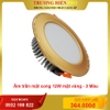 Âm trần mặt cong 12W mặt vàng