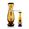 Bình Mạ Vàng 26087 Thuỷ Tinh Màu 15cm