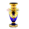 Bình Mạ Vàng 8149 Thuỷ Tinh Màu 30cm