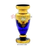 Bình Mạ Vàng 8149 Thuỷ Tinh Màu 30cm