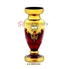 Bình Mạ Vàng 8149 Thuỷ Tinh Màu 30cm
