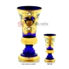 Bình Mạ Vàng 8151 Thuỷ Tinh Màu 20cm
