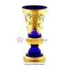 Bình Mạ Vàng 8151 Thuỷ Tinh Màu 20cm