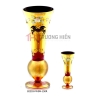 Bình Mạ Vàng 82203 Thuỷ Tinh Màu