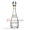 BỘ BÌNH RƯỢU PHUN CÁT MẠ VIỀN VÀNG 650ML