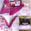 Bộ chăn ga gối drap giường lụa tencel chần thêu Julia 823P-1m6x2m