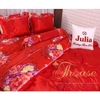 Bộ chăn ga gối drap giường lụa tencel Julia J825-1m8x2m