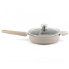 Chảo nhôm chống dính Elmich Perla có vung kính, đáy từ size 24cm, EL 0345