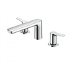 Vòi xả bồn nóng lạnh kèm sen tắm GR (3 lỗ) TOTO-TBG02305B