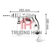 Máy khoan động lực Bosch GSB 16 RE (valy nhựa)