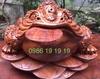 Tượng Cóc Tài Lộc Gỗ Hương Gia Lai