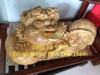 Tượng cóc ngậm tiền gỗ nu nghiến