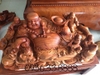 Tượng di lặc ngũ phúc gỗ hương gia lai