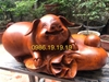 Tượng Heo Phong Thuỷ Gỗ Hương