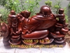Tượng di lặc ngũ phúc gỗ hương Easup Đắklak