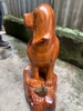 Tượng Chó Gỗ Hương Cao 55 cm rộng 35cm 35cm