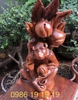 Tượng khỉ gỗ hương Gia lai