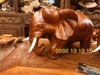 Tượng voi phong thủy gỗ hương Gia lai
