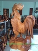 Tượng Gà Trống Gỗ Hương Gia lai