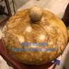 Bình phú quý gỗ ngọc nghiện, cao 23cm đk 42cm nạng 26kg