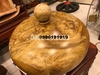 Bình phú quý gỗ ngọc nghiện, cao 23cm đk 42cm nạng 26kg