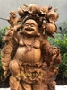 Tượng di lặc Tam phúc gỗ Ngọc am