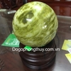 Quả cầu đá phong thủy Đá Ngọc  xanh Yên Bái, đk 16cm nặng 6kg