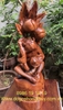 Tượng khỉ gỗ hương Gia lai