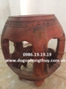 Đôn trống gỗ hương Gia Lai, cao 50cm rộng 40cm mặt 30cm gỗ dày 4-5cm 
