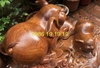 Cặp Heo Phong Thuỷ Gõi Hương Gia lai
