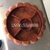 Quả Bí gỗ hương đựng bánh kẹo, gỗ hương đk 28cm cao 12cm