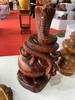 Tượng rắn phong thủy gỗ Cẩm Lai
