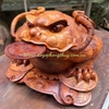 Tượng Cóc Tài Lộc Gỗ Hương Gia lai