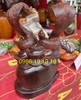 Tượng rắn gỗ Cẩm Lai Nguyên Khối