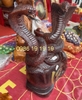 Tượng rắn gỗ Cẩm Lai Nguyên Khối