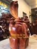 Tượng rắn phong thủy gỗ hương Gia Lai