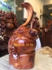Tượng rắn phong thủy gỗ hương Gia Lai