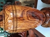Đôi lộc bình gỗ cẩm lai Đak lak, Cao 50cm đk 14cm