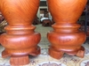 Đôi lộc bình gỗ hương đá kronpa Gia Lai cao 1m60cm đk 40cm 