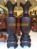 Đôi Lộc Bình Gỗ Gụ Mật Quảng Bình, Cao 1m48cm đk 47cm  