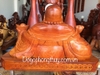 Tượngj Di lặc thần tài, Gỗ hương krongpa Gia Lai cao 39cm rộng 60cm sâu 36cm