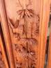 Tranh tứ quý gỗ Hương Gia Lai, Cao 119cm rộng 30cm dầy 5cm 