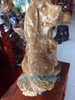 Tượng chó phong thủy gỗ ngọc nghiến, Cao 56cm rộng 40cm sâu 30cm