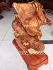 Tượng đạt ma bay gỗ Nu hương, Cao 60cm rộng 66cm sâu 30cm 